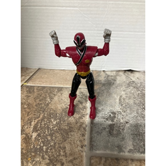 Power Rangers Samurai Red Ranger Action Figure Toy - Picture 7 of 7